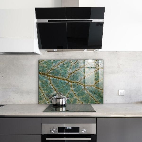 Konyhai fali panel Levél textúra