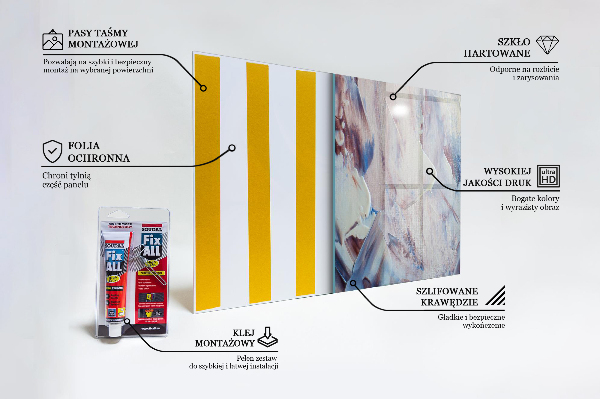 Konyhai üveg panel Textúra festék absztrakció