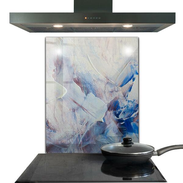 Konyhai üveg panel Textúra festék absztrakció