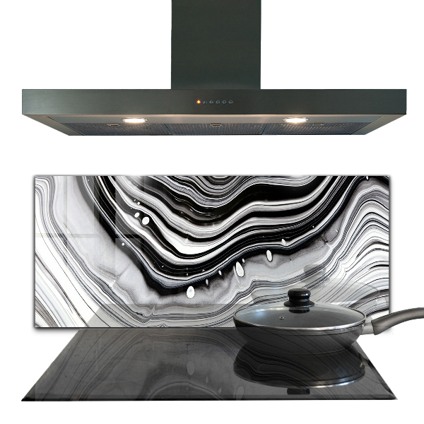 Konyhai panel Monokróm absztrakció