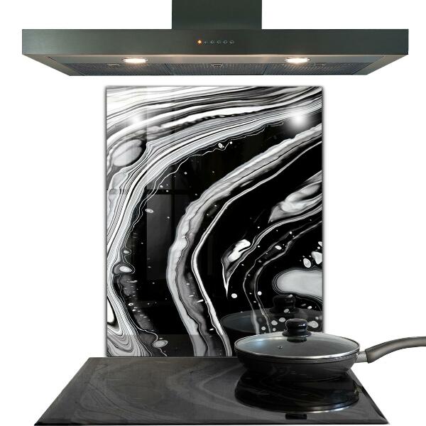 Konyhai panel Monokróm absztrakció