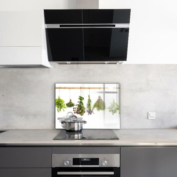 Konyhai panel Szárított gyógynövények a természet ereje