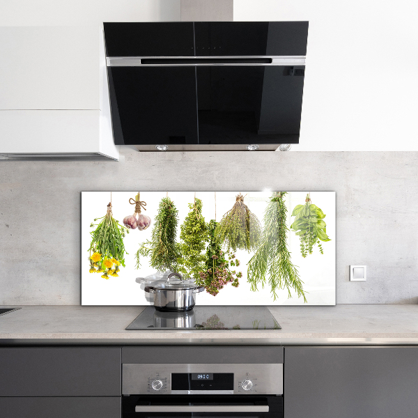 Konyhai panel Szárított gyógynövények gyógynövény