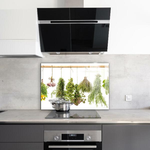 Konyhai panel Szárított gyógynövények gyógynövény