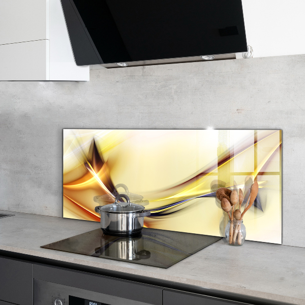 Konyhai panel Energiahullám absztrakció