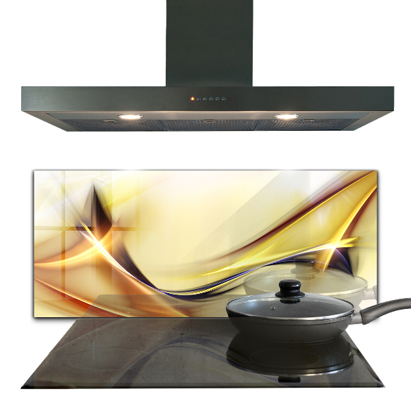 Konyhai panel Energiahullám absztrakció