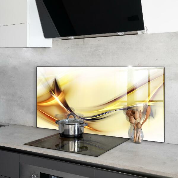 Konyhai panel Energiahullám absztrakció