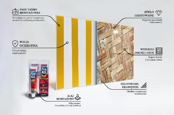 Konyhai panel Fonott bambusz rattan ázsia