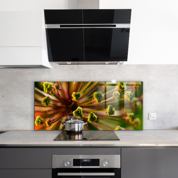 Konyhai hátfal panel Virágmakró fotózás