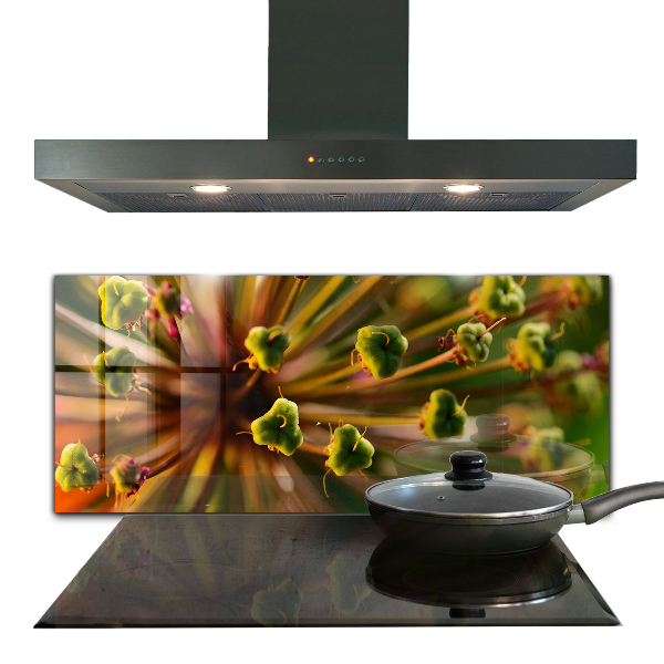 Konyhai hátfal panel Virágmakró fotózás