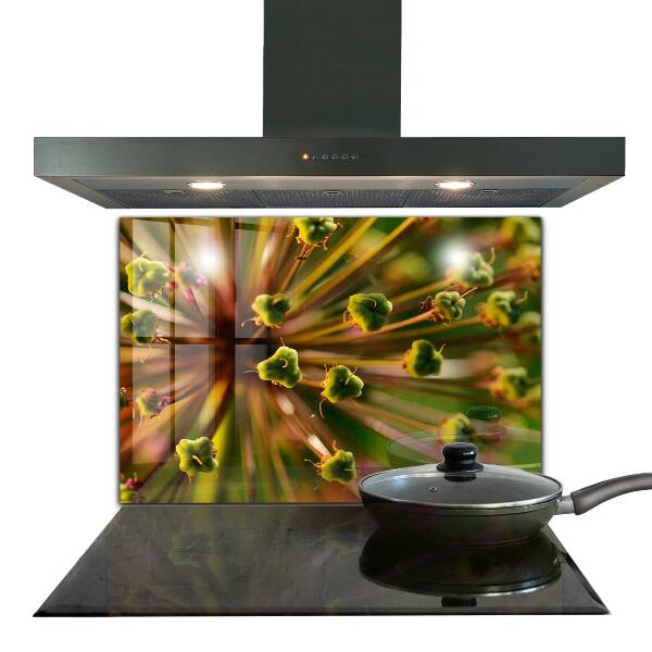 Konyhai hátfal panel Virágmakró fotózás