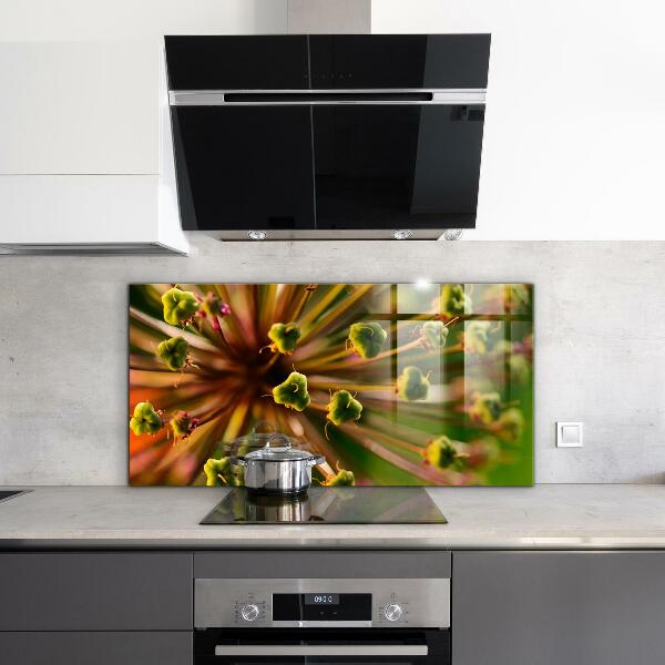 Konyhai hátfal panel Virágmakró fotózás