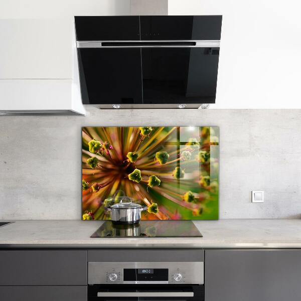 Konyhai hátfal panel Virágmakró fotózás