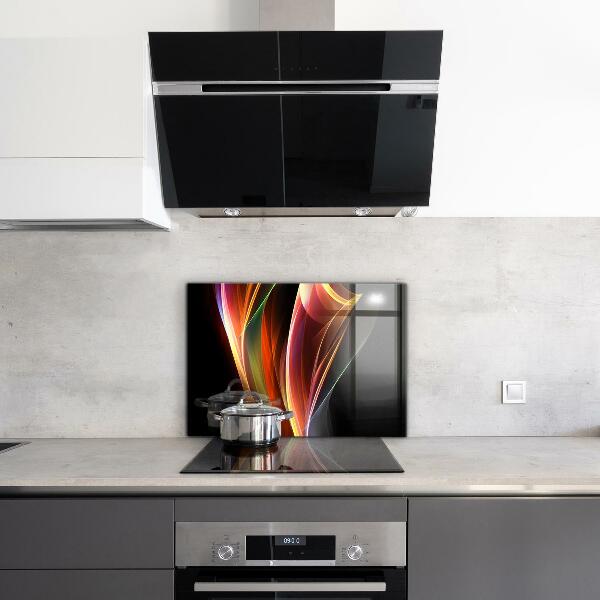 Konyhai panel Energiahullámok absztrakciója