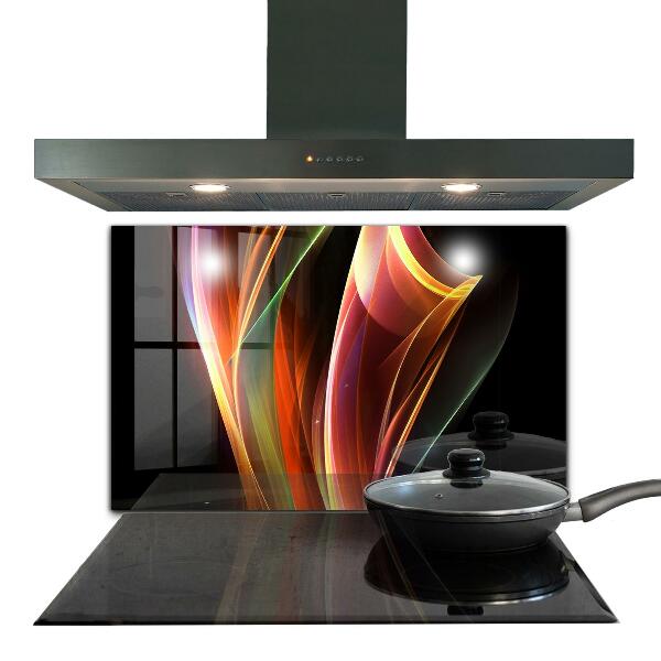 Konyhai panel Energiahullámok absztrakciója