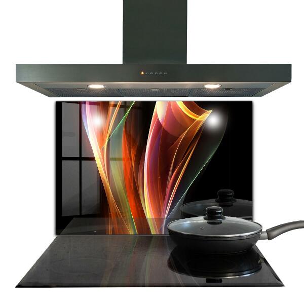 Konyhai panel Energiahullámok absztrakciója