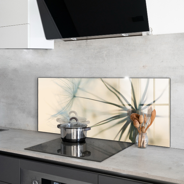 Konyhai hátfal panel Gyönyörű finom pitypang