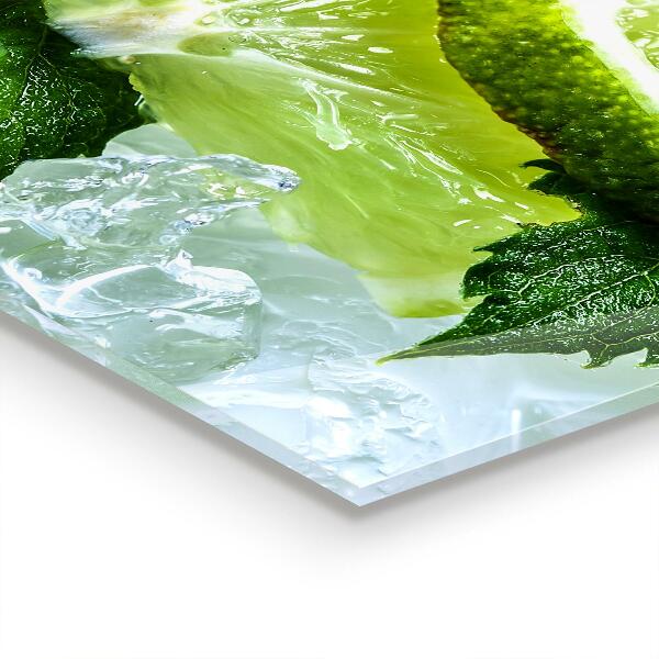 Konyhai panel Citrus frissítő lime