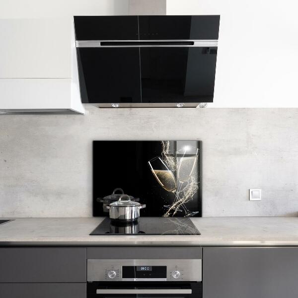 Konyhai panel Pezsgős éjszakai pirítós