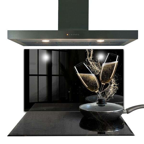 Konyhai panel Pezsgős éjszakai pirítós