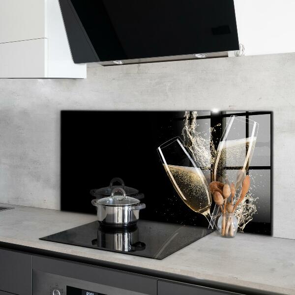 Konyhai panel Pezsgős éjszakai pirítós