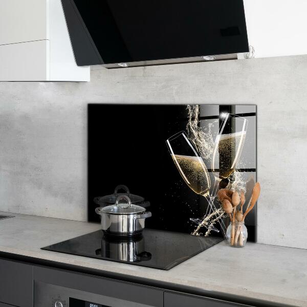 Konyhai panel Pezsgős éjszakai pirítós