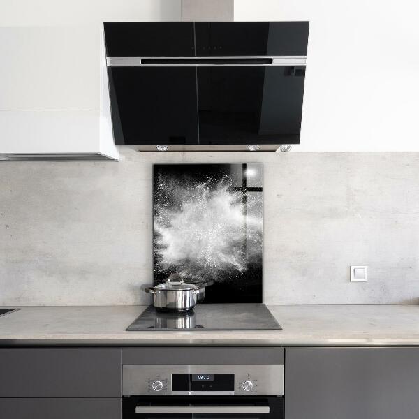 Konyhai panel Porrobbanás absztrakció