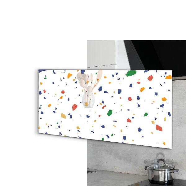 Konyhai hátfal panel Terrazzo terrazzo pebbles