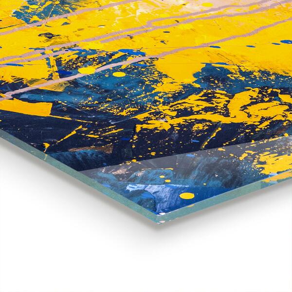 Konyhai panel Absztrakt színes festék