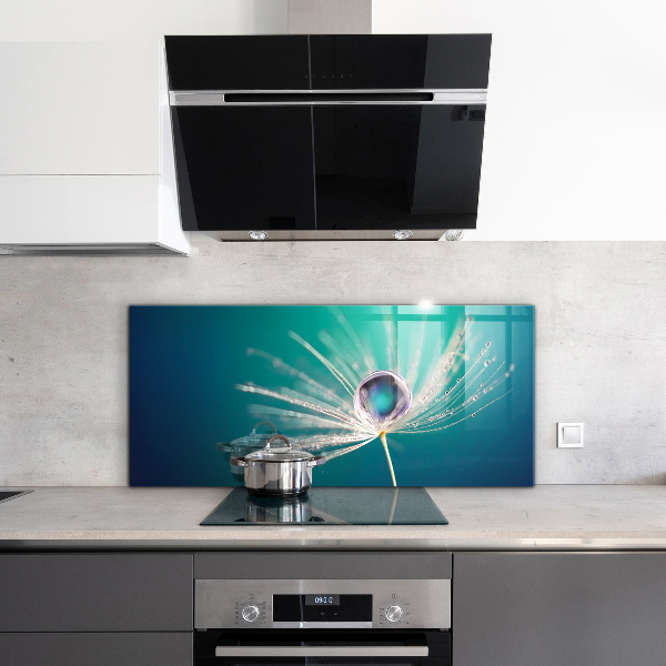 Konyhai hátfal panel Pitypang harmatcseppel