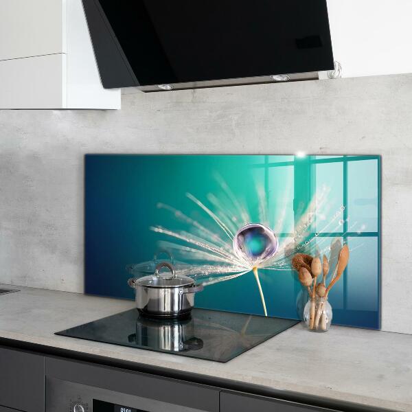 Konyhai hátfal panel Pitypang harmatcseppel