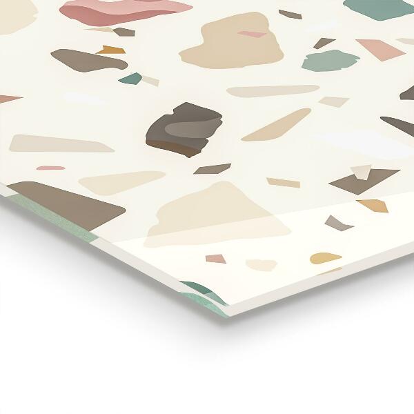 Konyhai hátfal panel Bézs terrazzo terrazzo