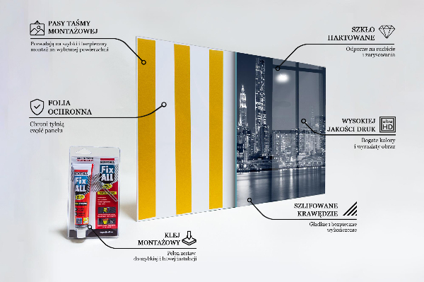 Konyhai hátfal panel Brooklyn bridge manhattan