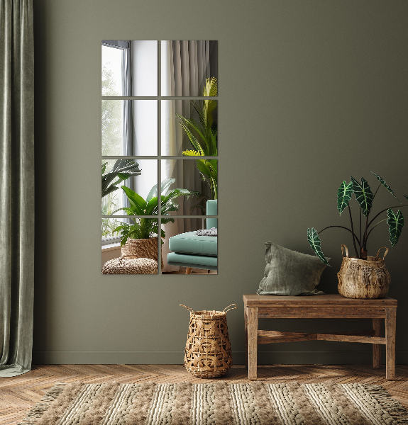 Tükör csempék 6 db 20x20 cm