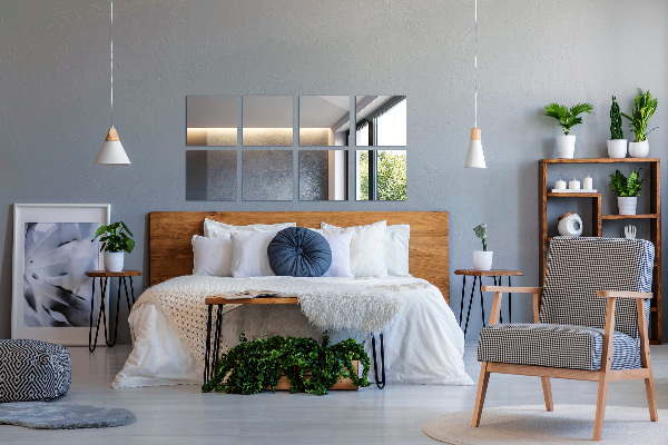 Tükör csempék 6 db 20x20 cm