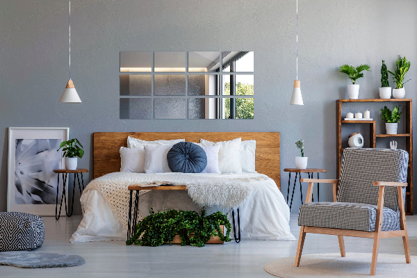 Csempe tükrök 6 db 30x16 cm