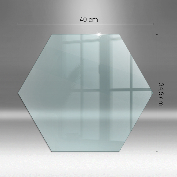 Üveg kandalló alátét h40