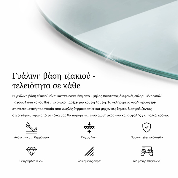 Kandalló üveg alátét 80x70 cm