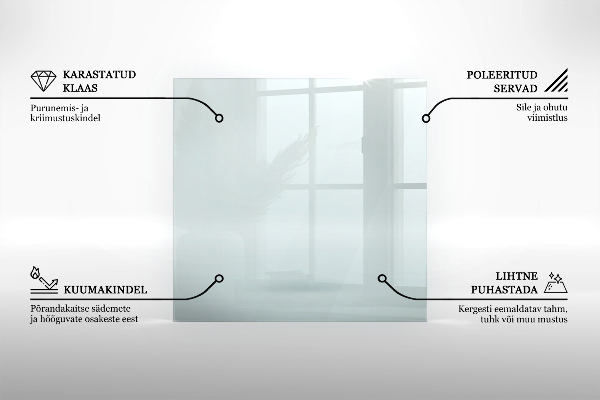 Kandalló alátét 100x70 cm