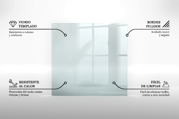 Kandalló alátét 120x80 cm
