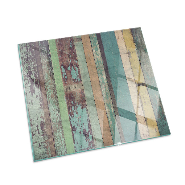 Négyzet alakú kandalló alátét Különböző árnyalatú táblák