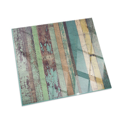 Négyzet alakú kandalló alátét Különböző árnyalatú táblák