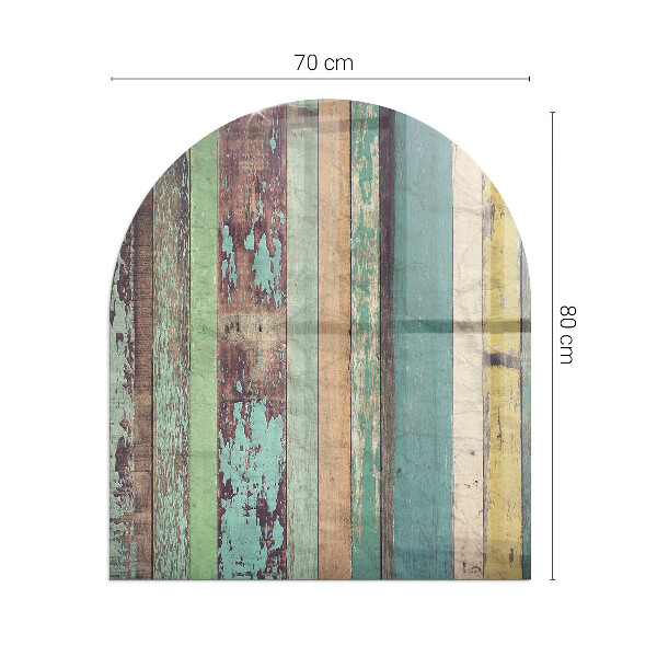 Félkör alakú kandalló alátét Különböző árnyalatú táblák