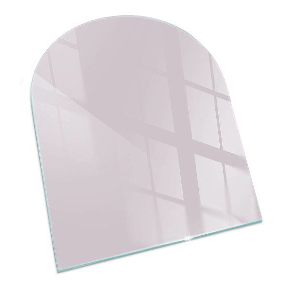 Félkör alakú üveg kandalló alátét Szín Világoslila