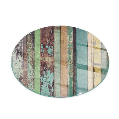 Kerek kandalló alátét Különböző árnyalatú táblák