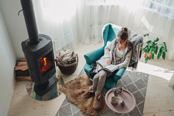 Kerek kandalló alátét Különböző árnyalatú táblák