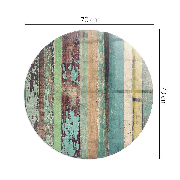 Kerek kandalló alátét Különböző árnyalatú táblák