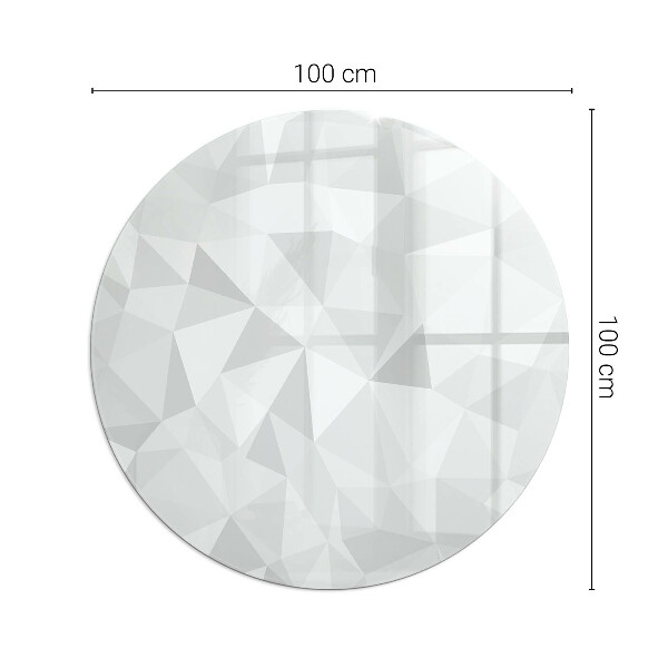 Kerek kandalló alátét Absztrakt geometrikus minta