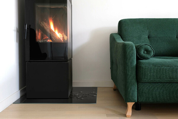 Téglalap alakú kandalló alátét Absztrakt szilárdtestfelhő