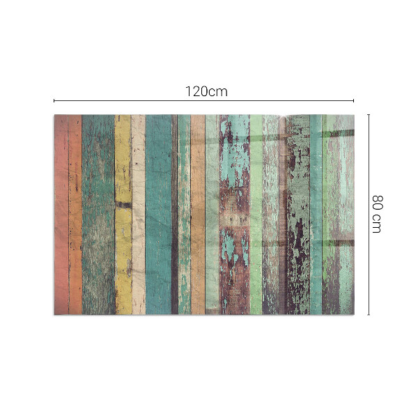 Téglalap alakú kandalló alátét Különböző árnyalatú táblák